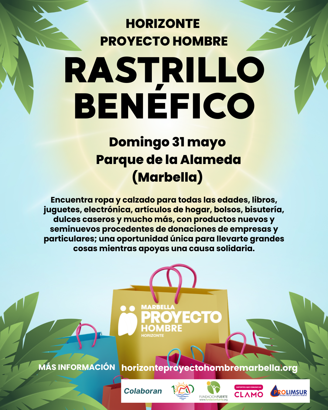 Horizonte Proyecto Hombre adelanta su Rastrillo Benéfico